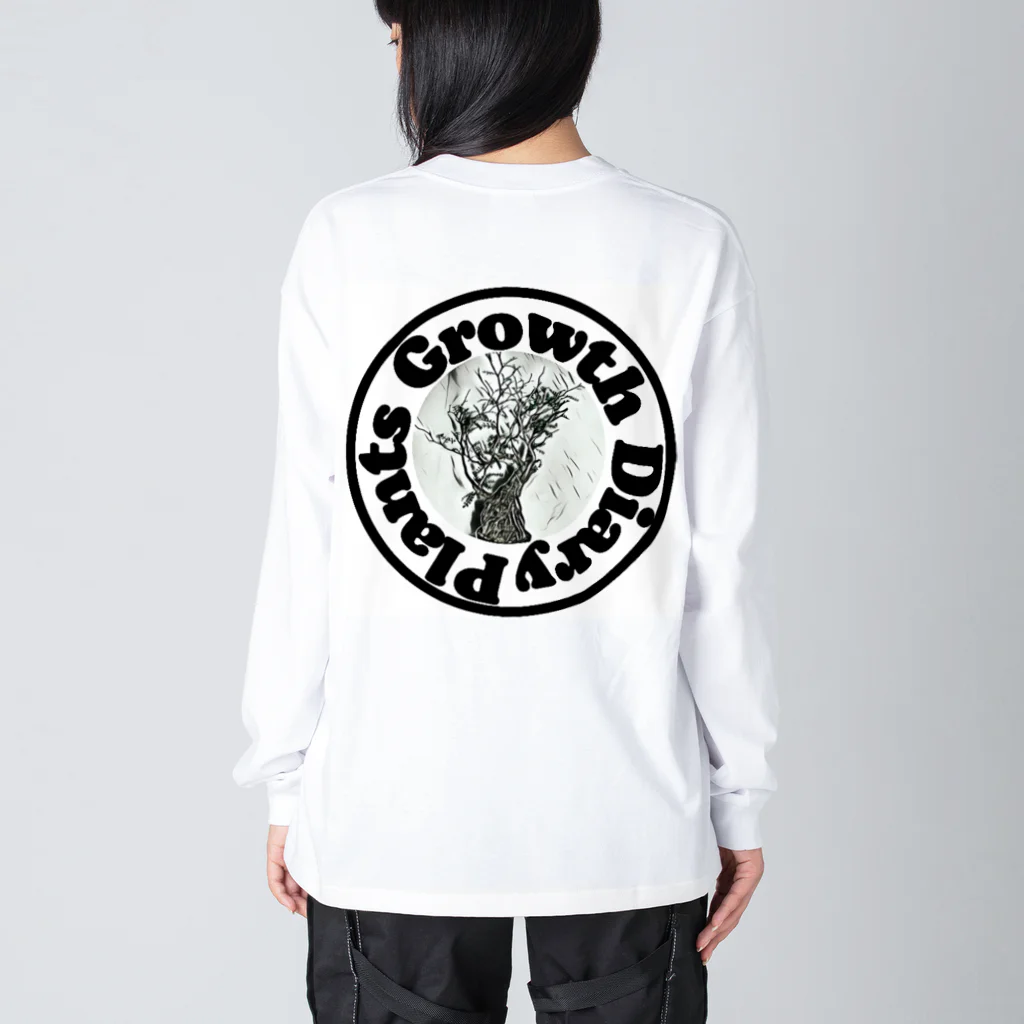 Plants Growth Diary　　　　　　　　　　＃プランツグロースダイアリー＃のPlants Growth Diary Big Long Sleeve T-Shirt