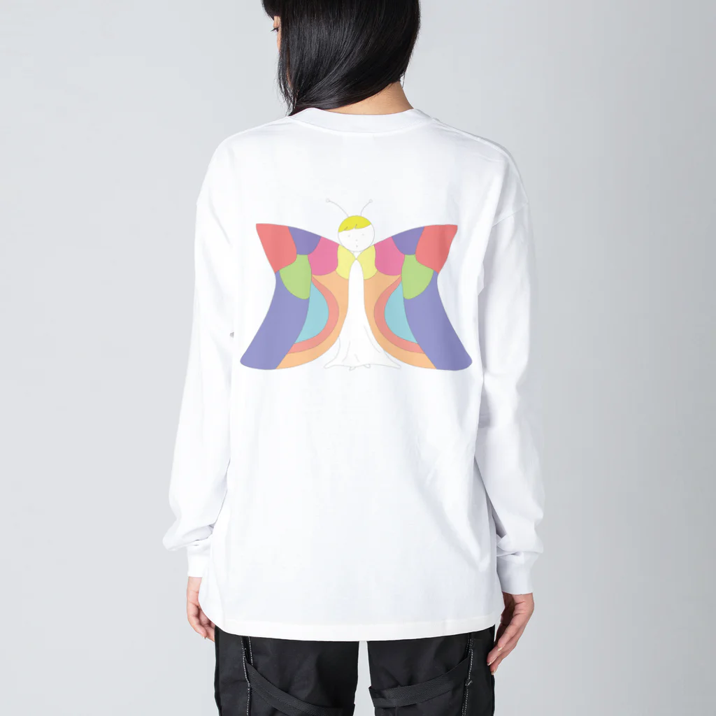 swimmyの蝶になった天使 Big Long Sleeve T-Shirt