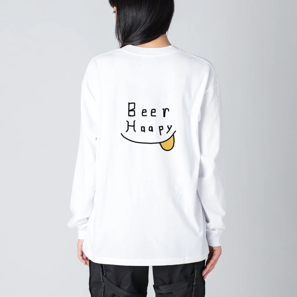 なおちんのBeer Happy ビッグシルエットロングスリーブTシャツ