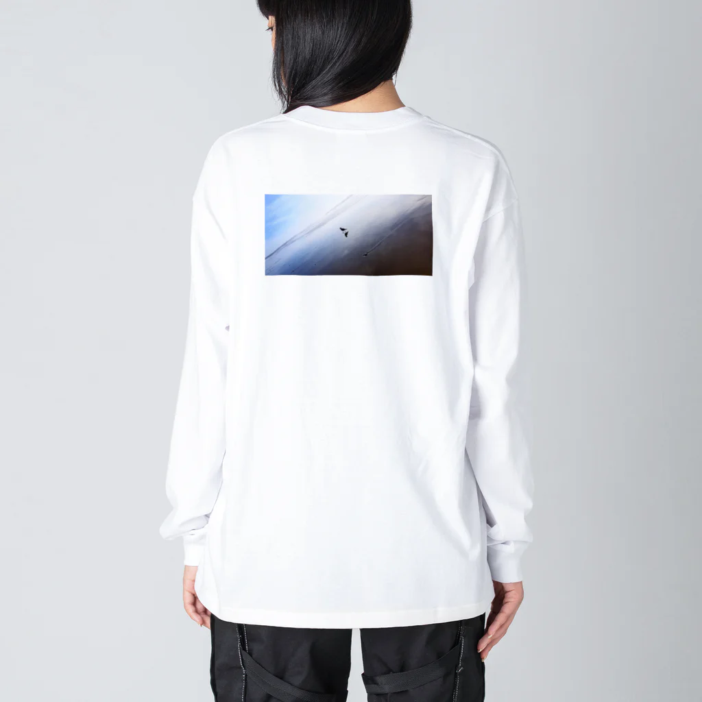 thatwouldのSUNAHAMA　砂浜 Big Long Sleeve T-Shirt