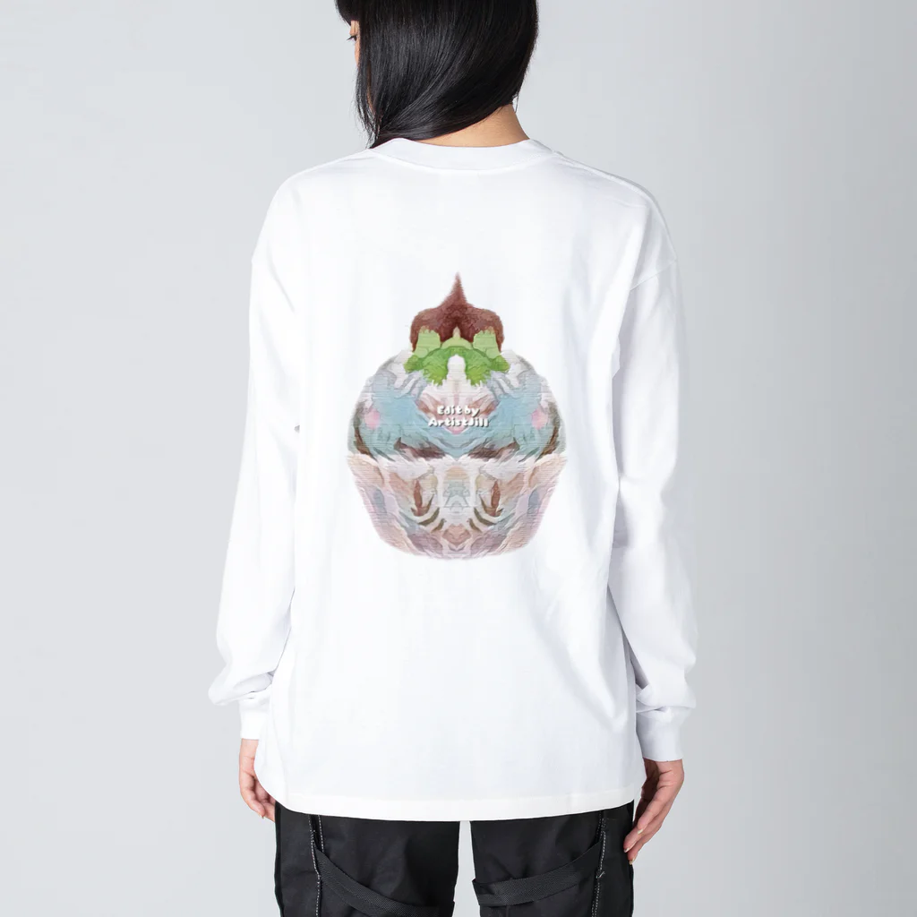 【ホラー専門店】ジルショップの桜チョコミントスイーツ❷ Big Long Sleeve T-Shirt