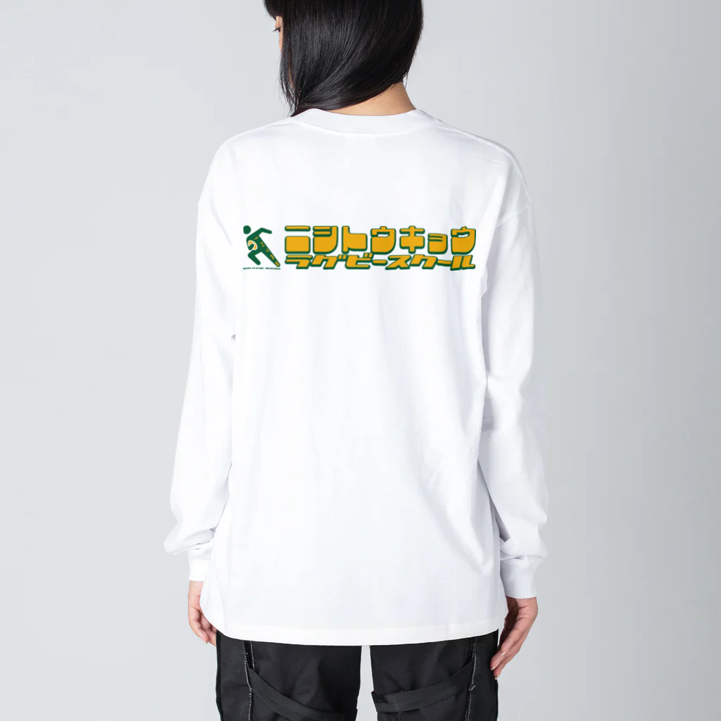 NTRSオフィシャルグッズストアのNTRS：漢字縦丸シリーズ ビッグシルエットロングスリーブTシャツ