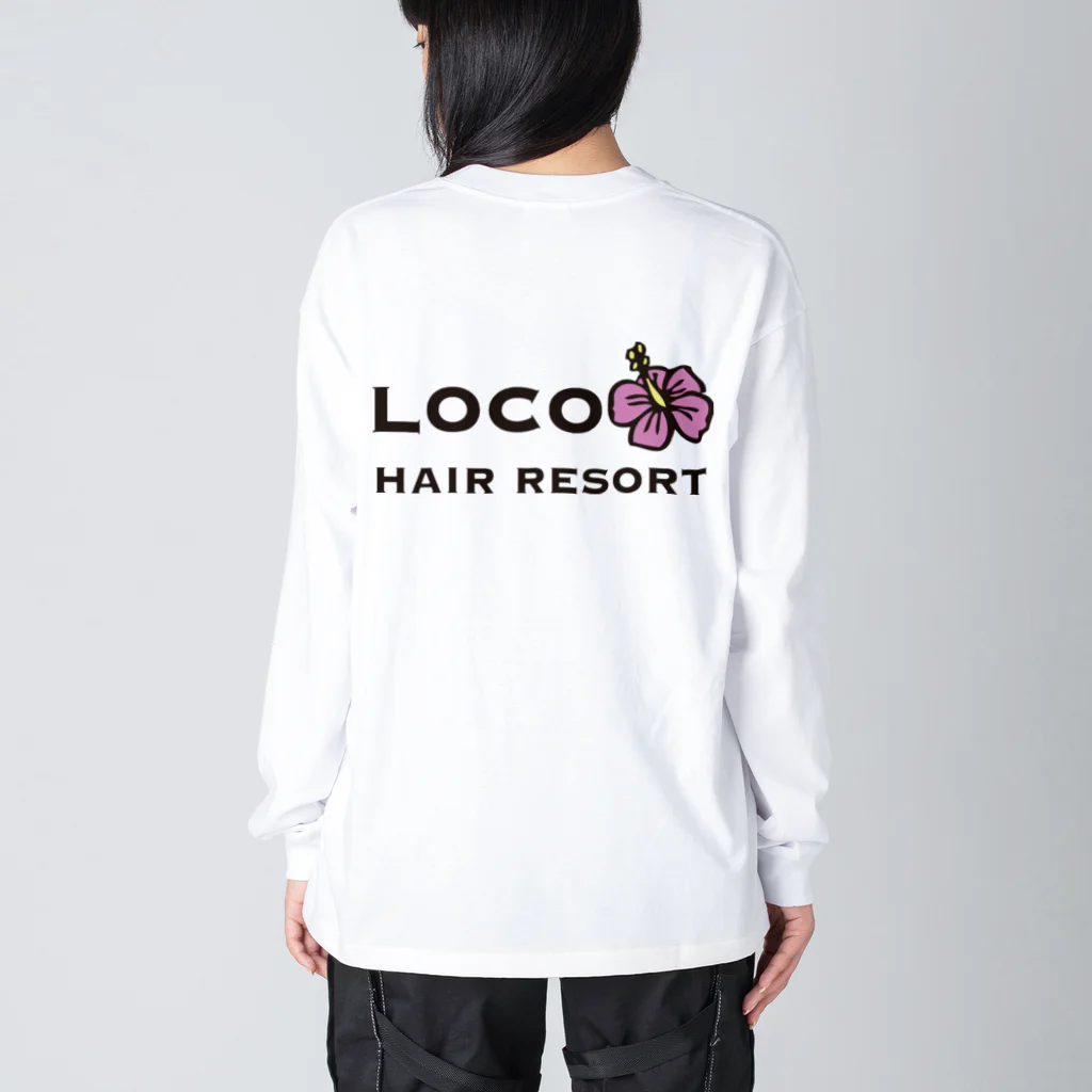 LOCO.AYAのLOCO HAIR RESORTオリジナルグッズ ビッグシルエットロングスリーブTシャツ