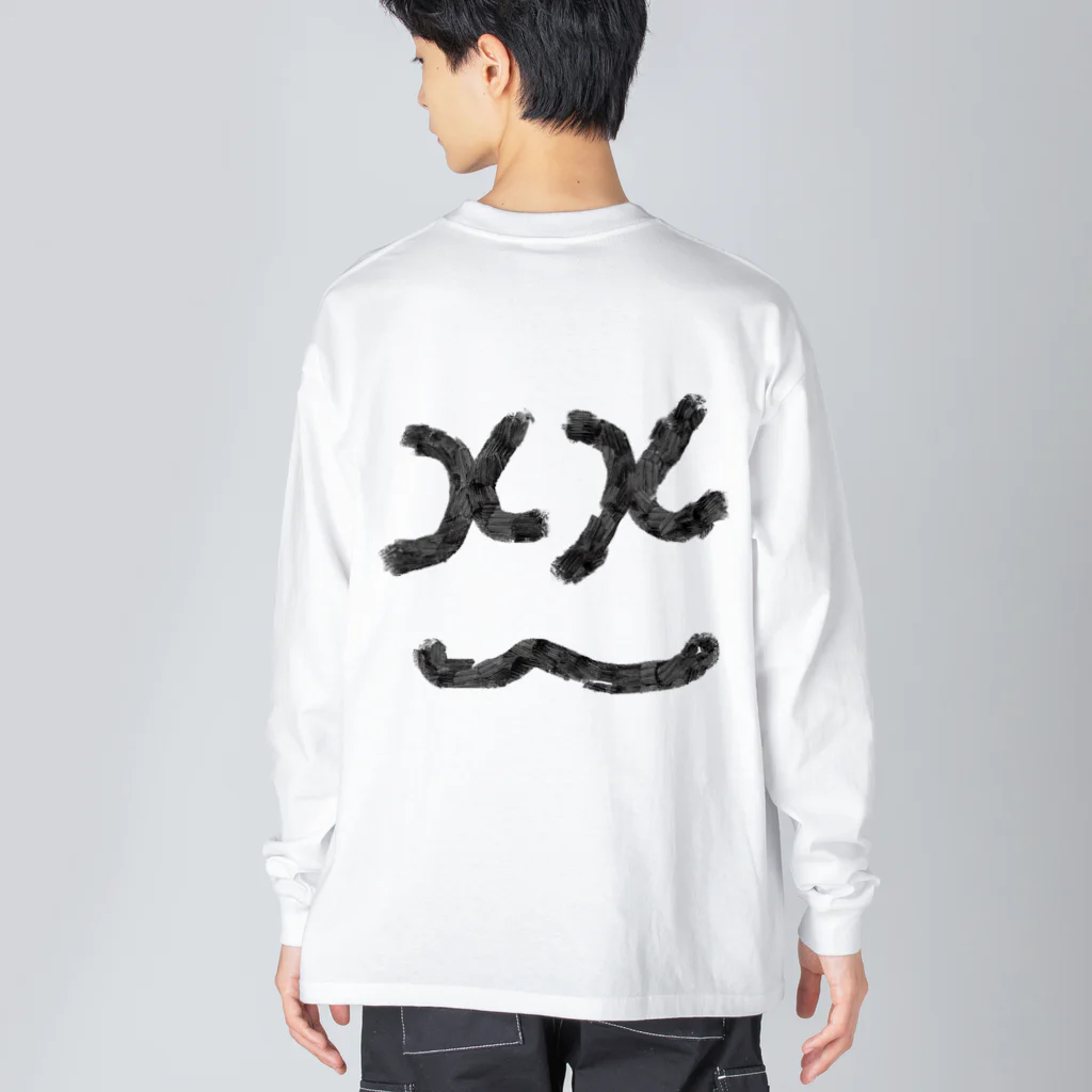 由々式会社らふらいんのバツニコ君【1期生：yuyushiki_origin】 Big Long Sleeve T-Shirt