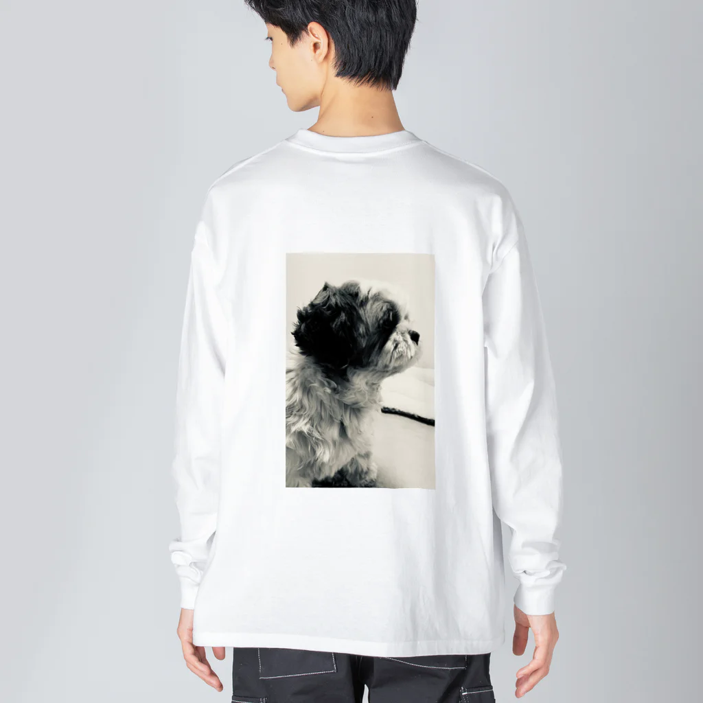 g_styleのシーズー犬の横顔 ビッグシルエットロングスリーブTシャツ