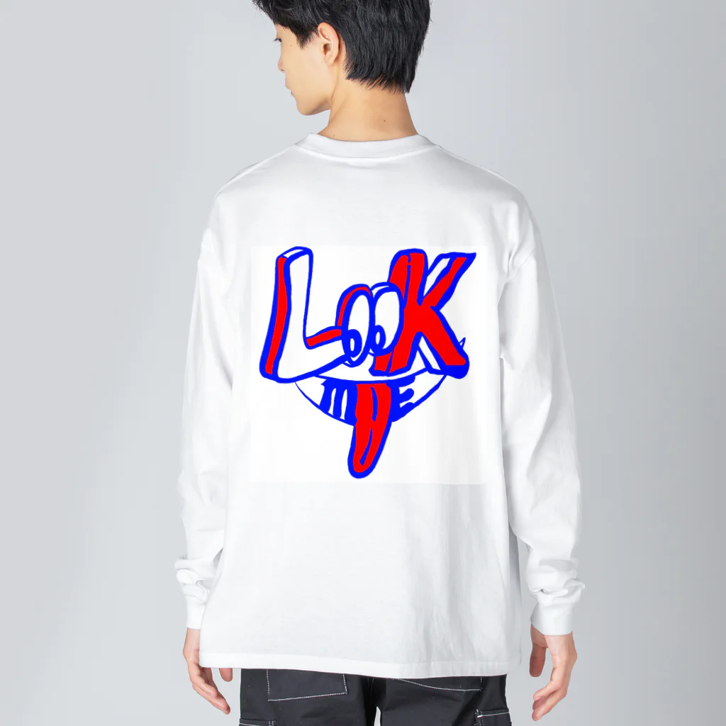 LaffinのLOOK ME！！ Big Long Sleeve T-Shirt