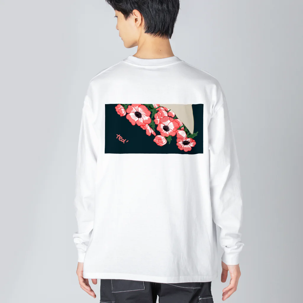 ted'のアネモネ Big Long Sleeve T-Shirt