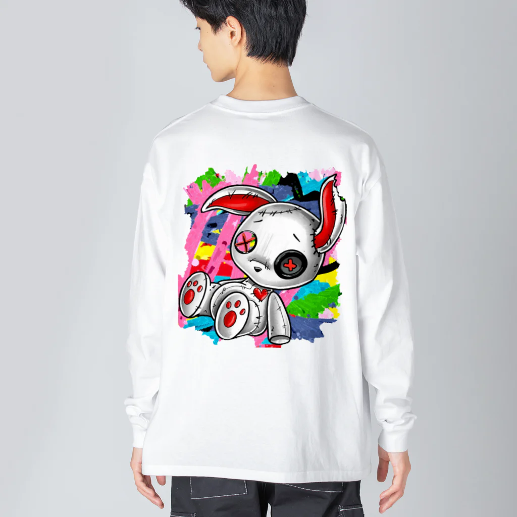 zombie6824のレインボーうさぴょん Big Long Sleeve T-Shirt