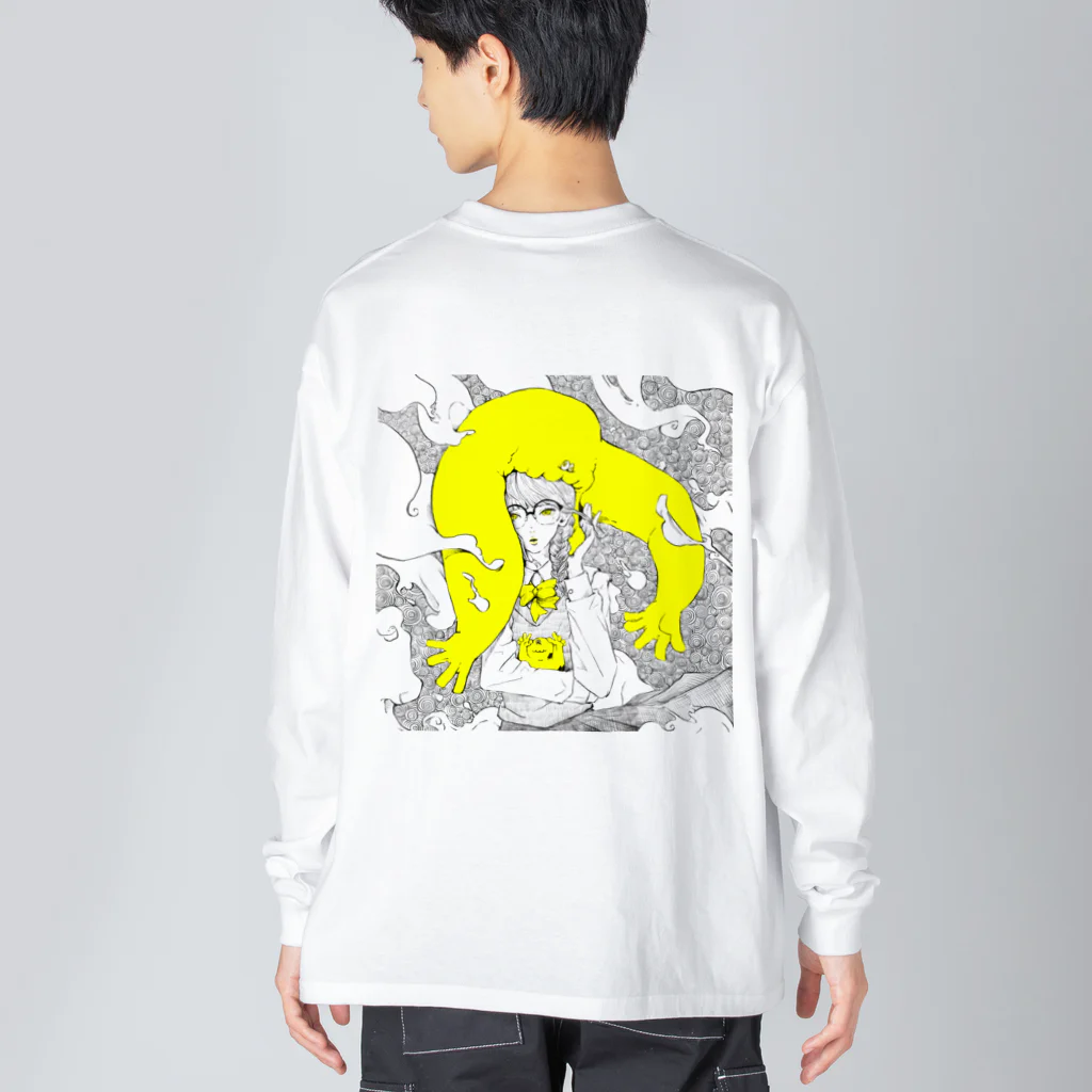 9 10 9（ qu / ten / qu ）のoccult research club Big Long Sleeve T-Shirt
