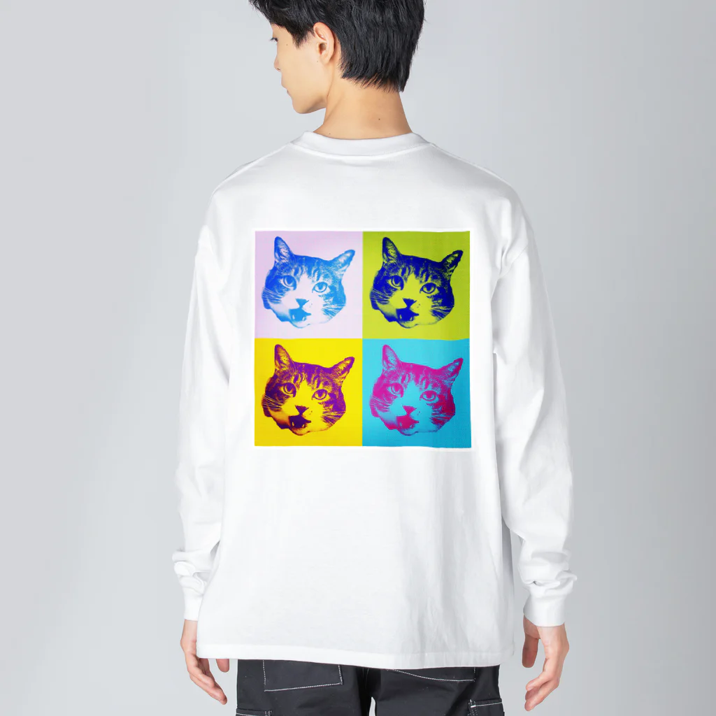 erumaのラン君がいっぱい ビッグシルエットロングスリーブTシャツ