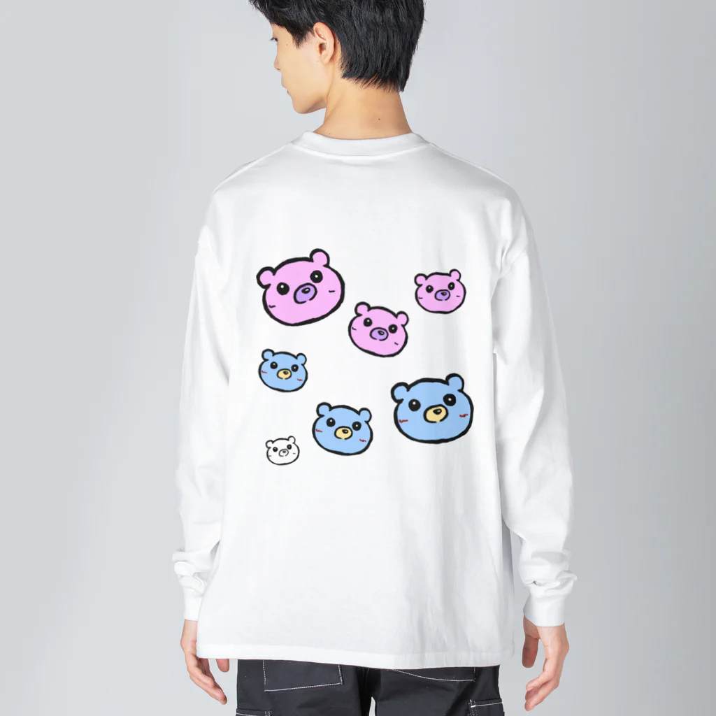 ンダーの不思議なショップのあにまるぷにーず「ぷにぐま」 Big Long Sleeve T-Shirt