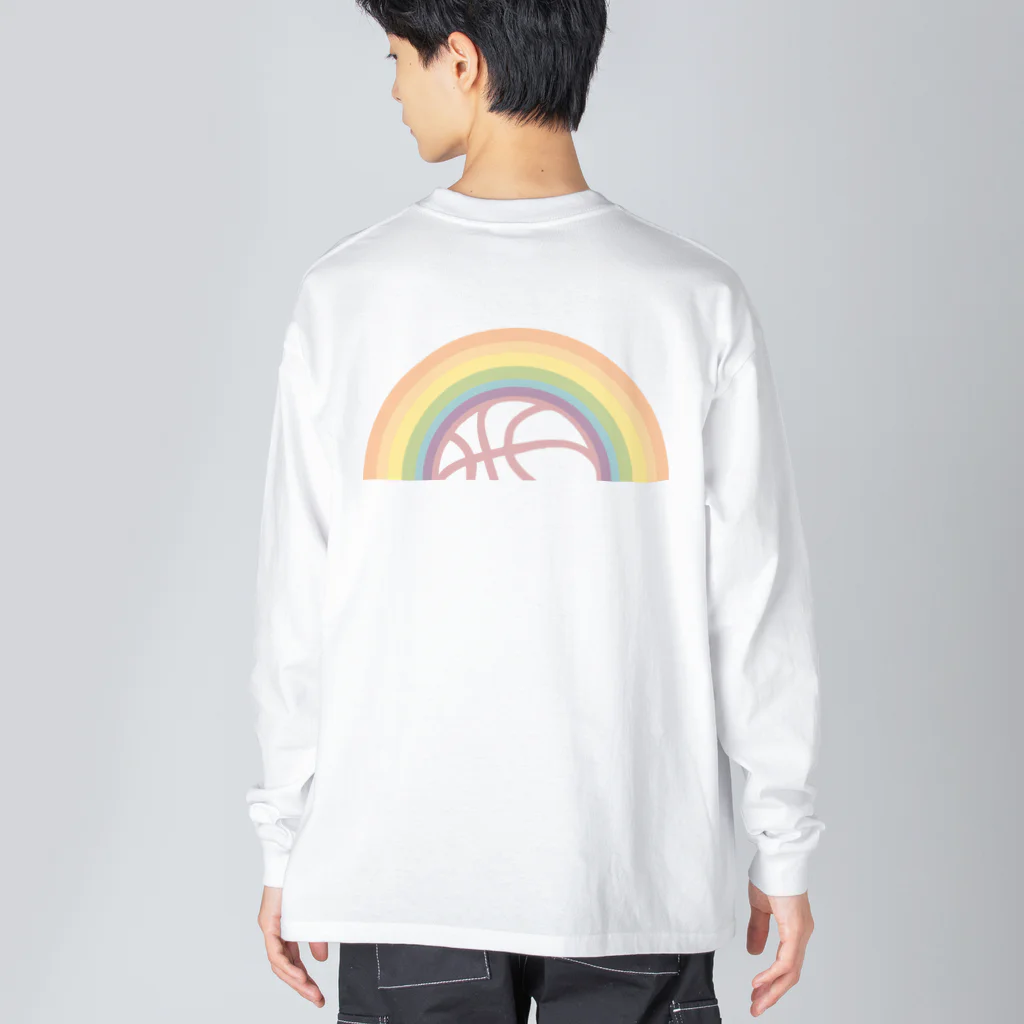 AZST『アゼスト』のレインボーバスケ　ver1 Big Long Sleeve T-Shirt