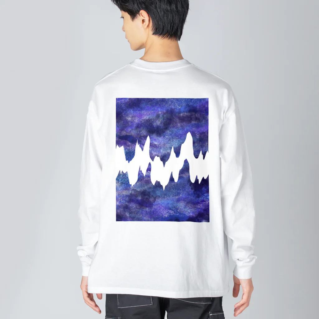 むくむにの青紫イメージ Big Long Sleeve T-Shirt