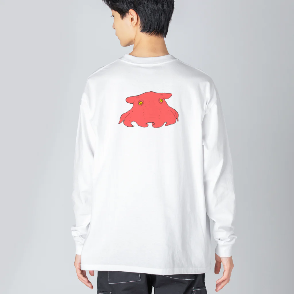 💙ゆらゆら王国💜のメンダコゆらゆらリアルTシャツ Big Long Sleeve T-Shirt