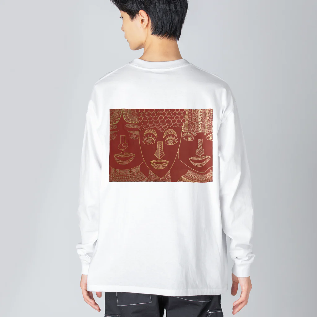 kana.ene-のdifferenece／違い Big Long Sleeve T-Shirt