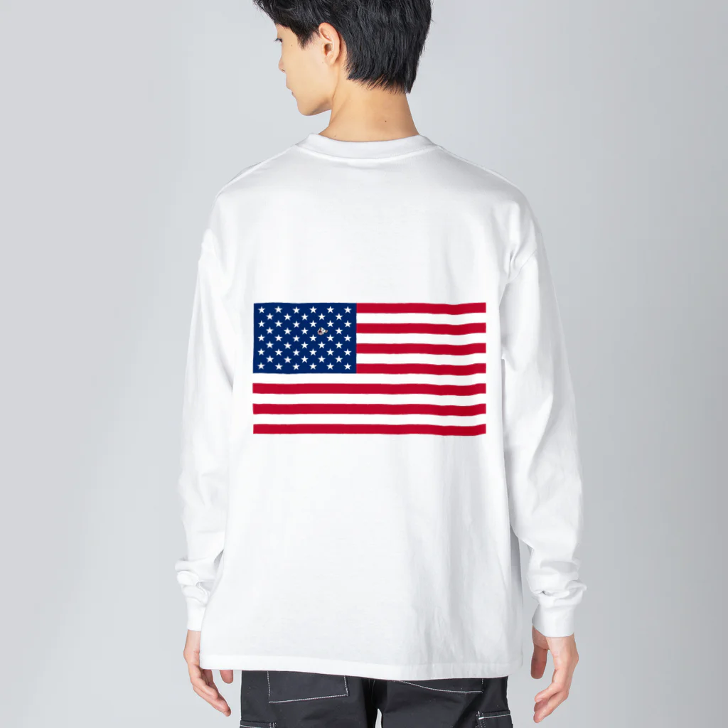 のいたんのアメリカンなのいたん ビッグシルエットロングスリーブTシャツ