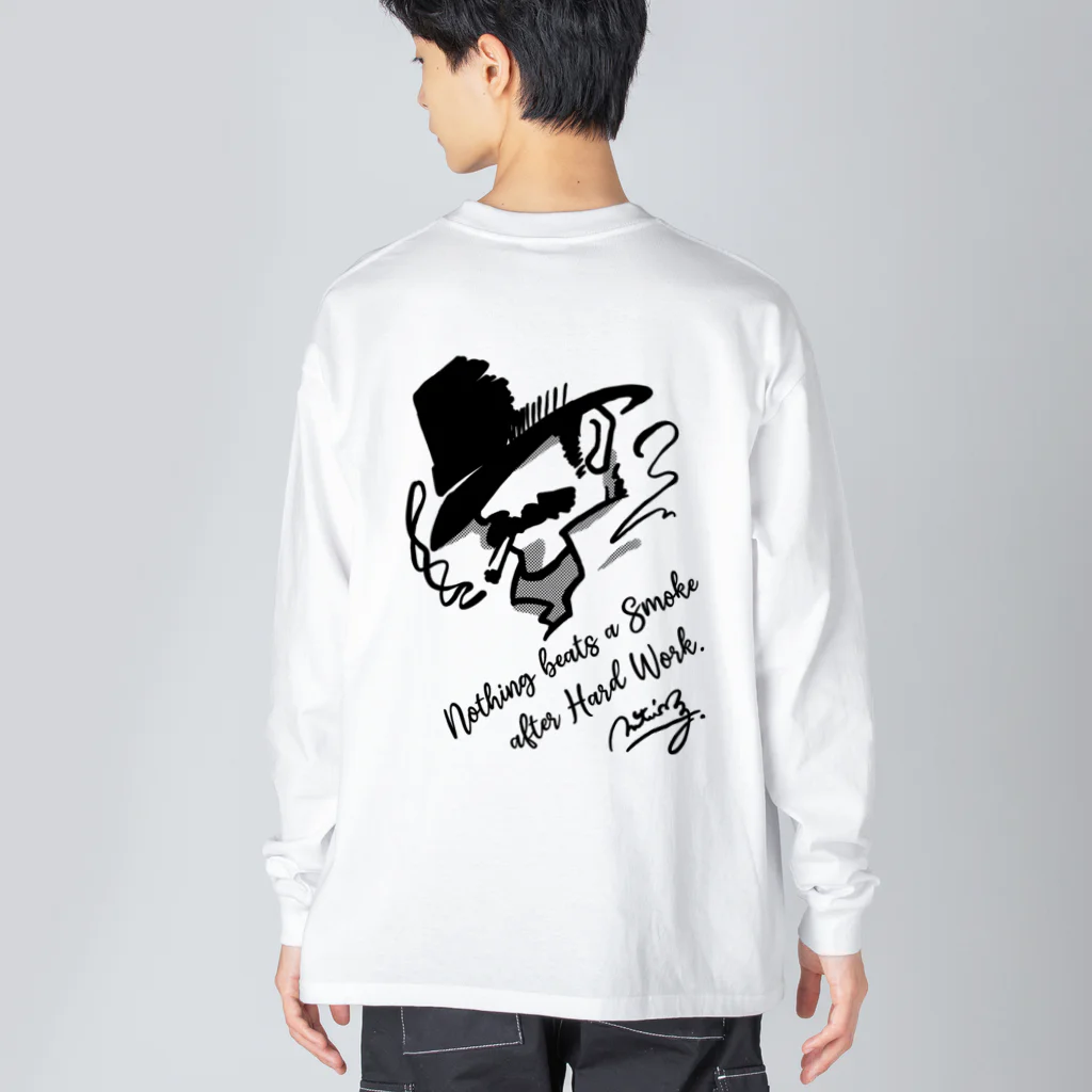 Andiamoの至福の一服（両面） Big Long Sleeve T-Shirt