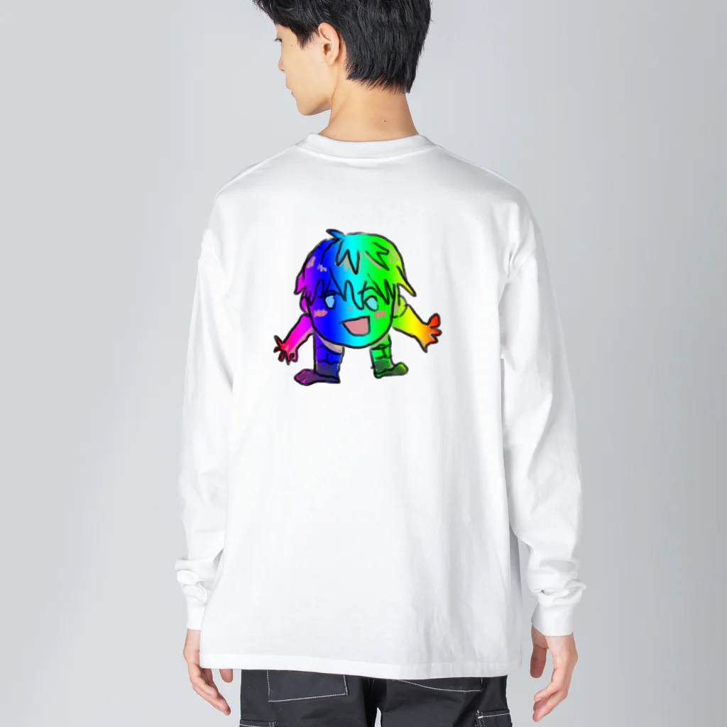 リタホワイト🧊🦢セルフ受肉的なの自画像くん Big Long Sleeve T-Shirt