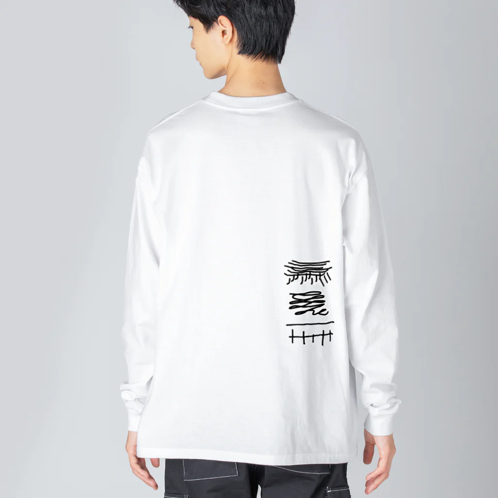 萬屋断片の[F][T]高架好き デザイン④ Big Long Sleeve T-Shirt