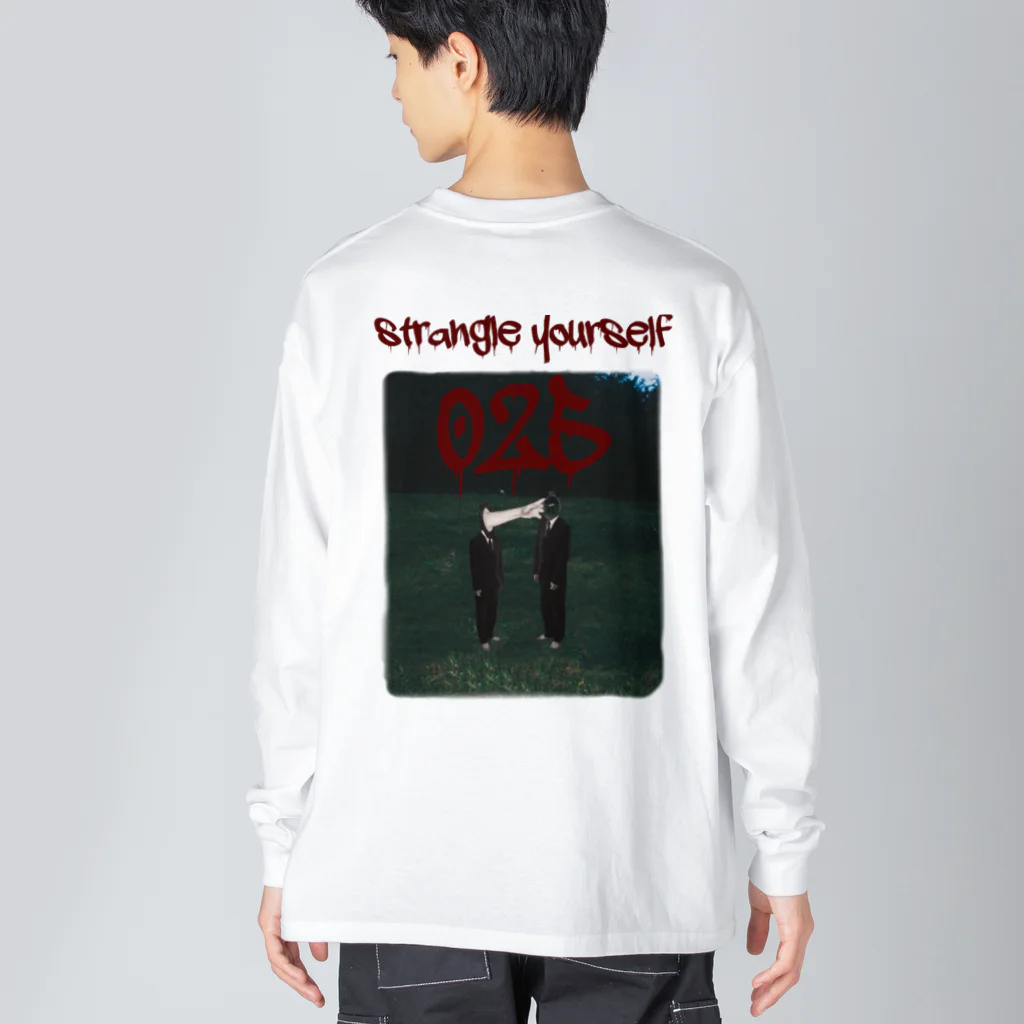 だっくのcollageart storeの025 eye Big Long Sleeve T-Shirt