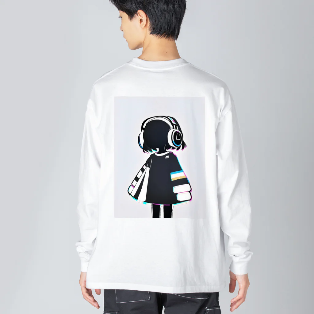 owl's shopのグリッチしてみたり Big Long Sleeve T-Shirt