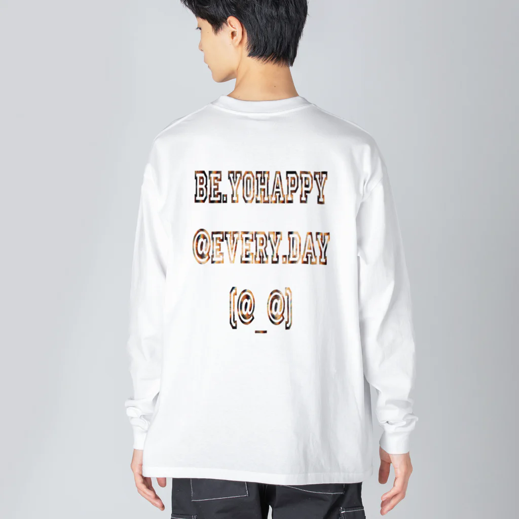 キッチンファラオのヒョウ柄　@ Big Long Sleeve T-Shirt