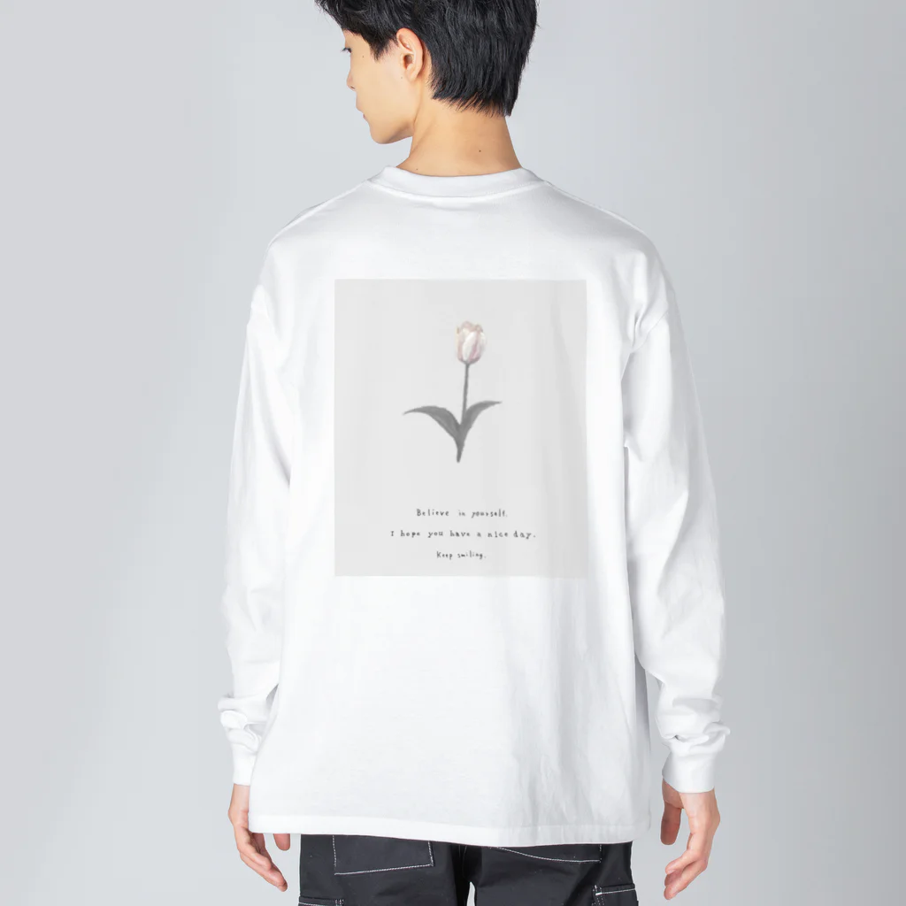 rilybiiのShabby Chic , Tulip . Big Long Sleeve T-Shirt