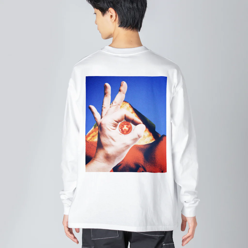 だっくのcollageart storeのα Big Long Sleeve T-Shirt