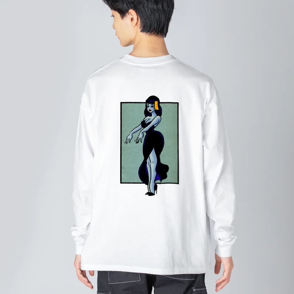 中華呪術堂（チャイナマジックホール）のキョンシーギャル Big Long Sleeve T-Shirt