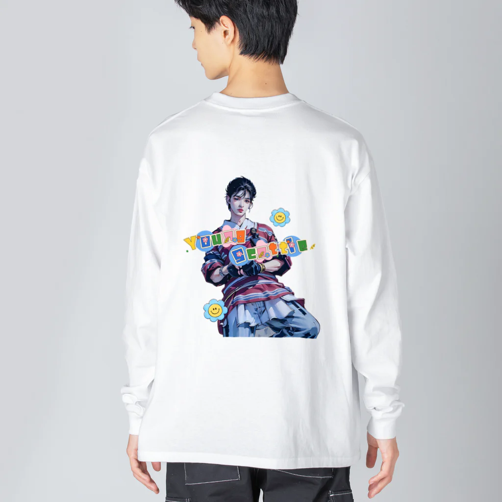 🌎🤧ヤンスコWorld🌎🤧のヤンスコWorld🌎🤧Pt.1 Big Long Sleeve T-Shirt