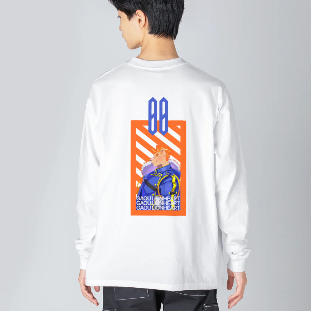 ガオウ ライオンハートのトテモカッコイイ＝ガオウクン Big Long Sleeve T-Shirt