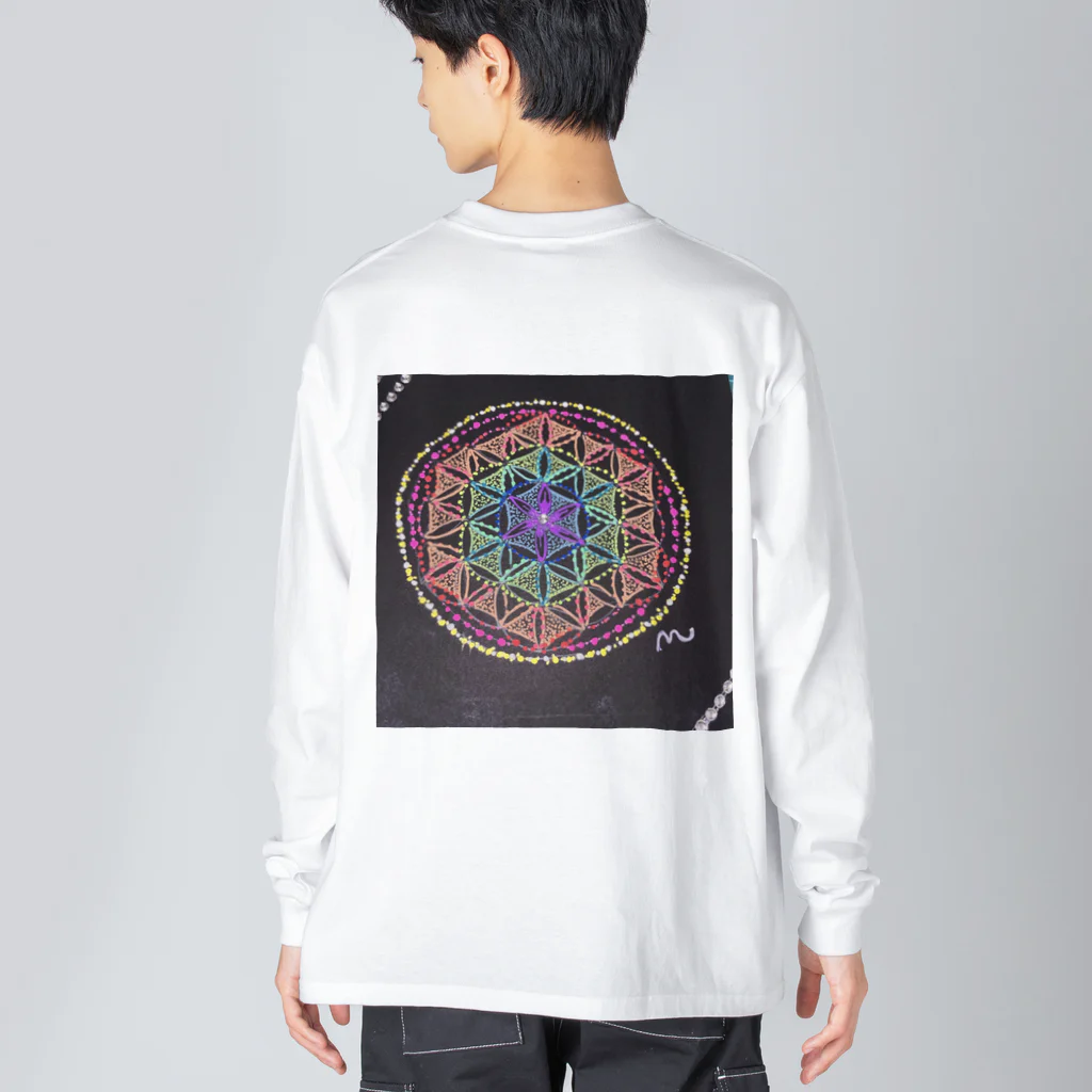 まいかる🔮 何かをチャレンジするときの開運アドバイザーのチャクラの活性化 Big Long Sleeve T-Shirt