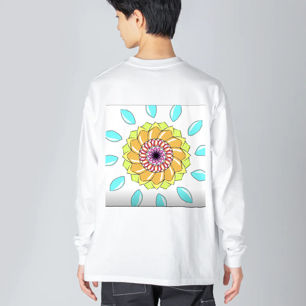 まいかる🔮 何かをチャレンジするときの開運アドバイザーの美味しそうなマンダラ Big Long Sleeve T-Shirt