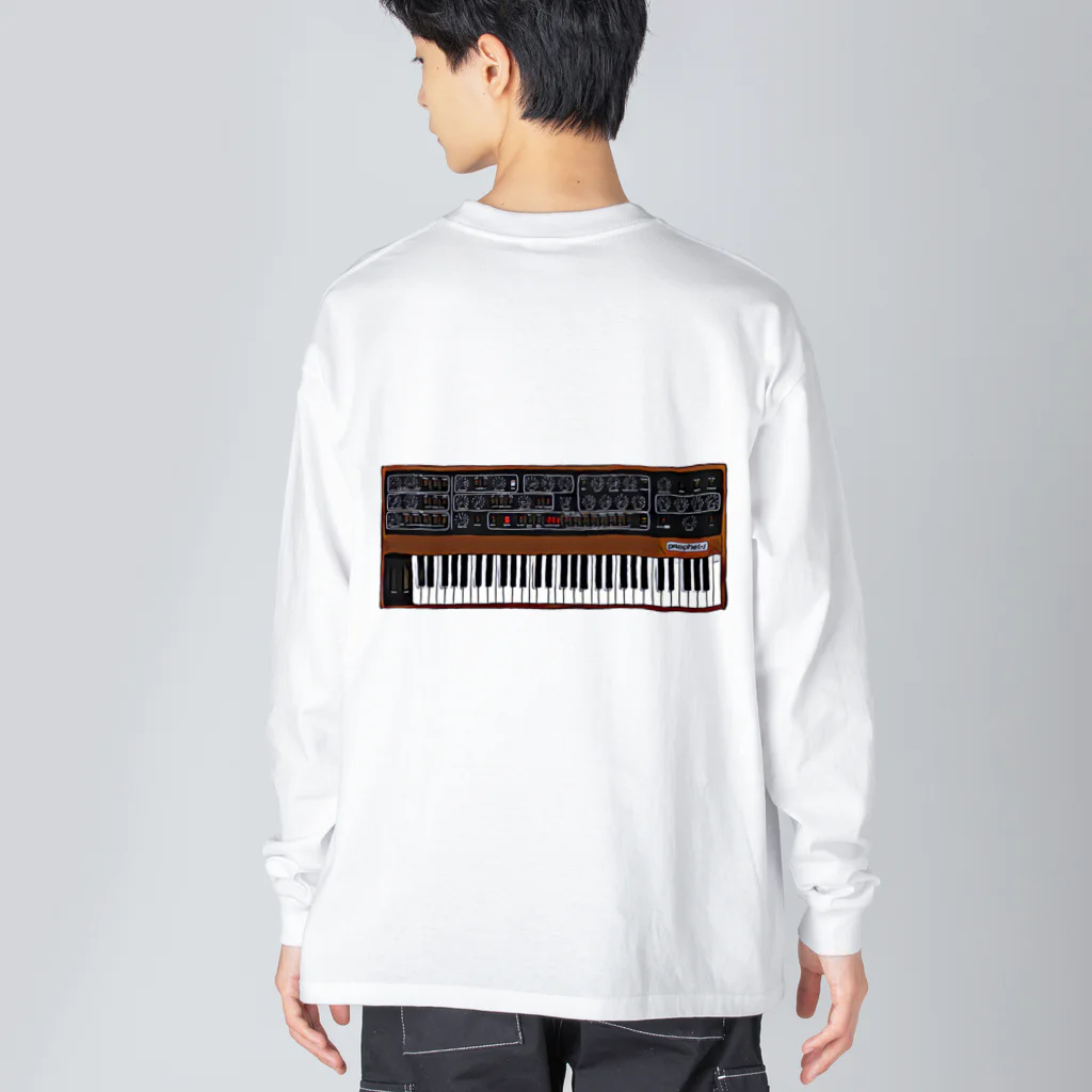 Vintage Synthesizers | aaaaakiiiiiのSequential Circuits Prophet 5 Vintage Synthesizer Big Long Sleeve T-Shirt