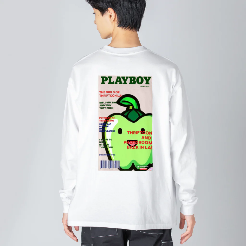 mebuki5678の茨城ピーマン限定商品 Big Long Sleeve T-Shirt