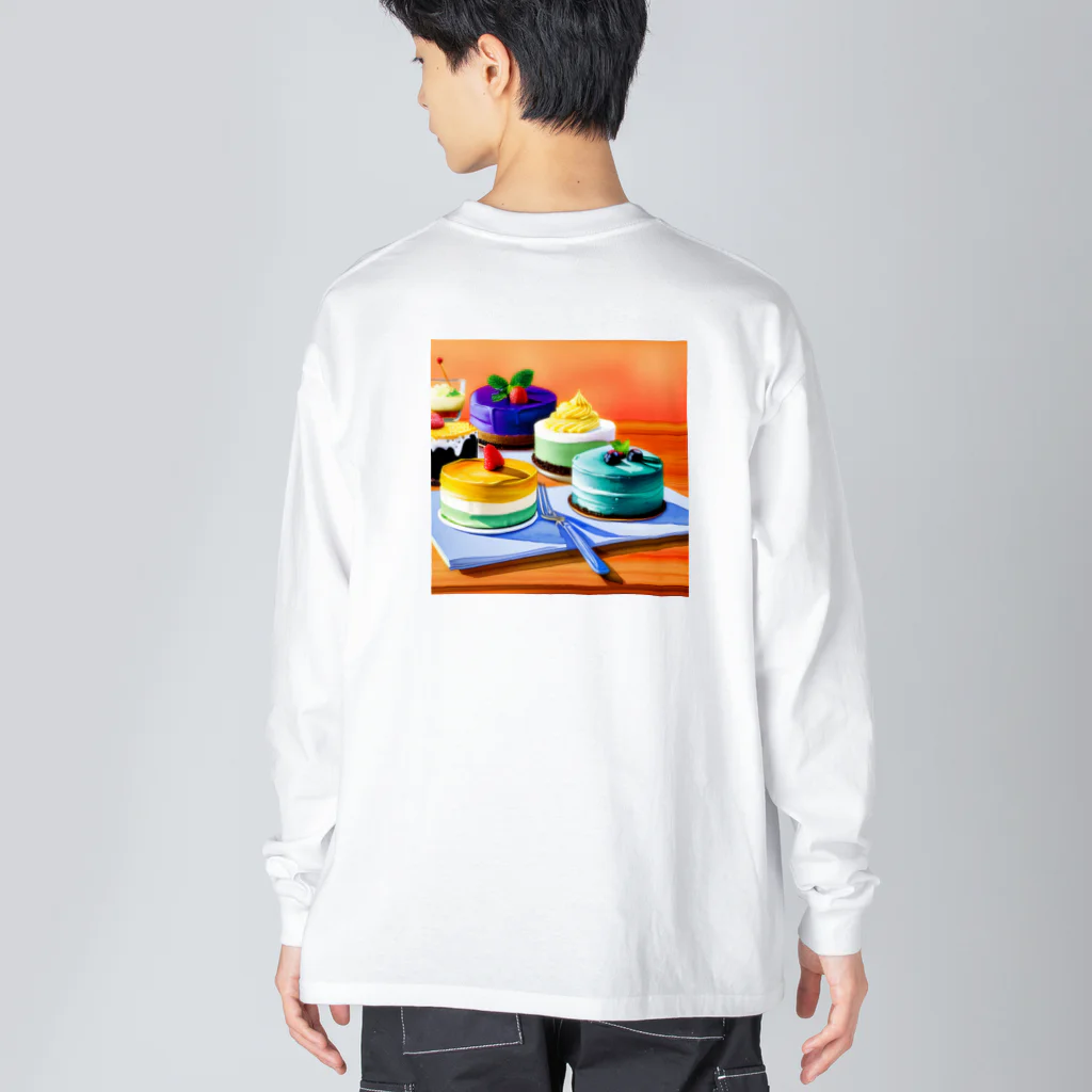 Egao  Creationsの至福のスウィーツ Big Long Sleeve T-Shirt