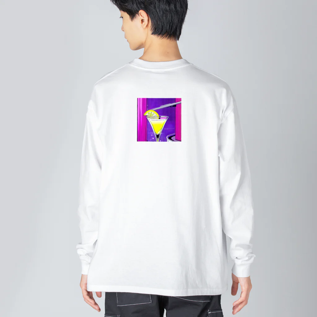 Egao  CreationsのEnjoy カクテル Big Long Sleeve T-Shirt