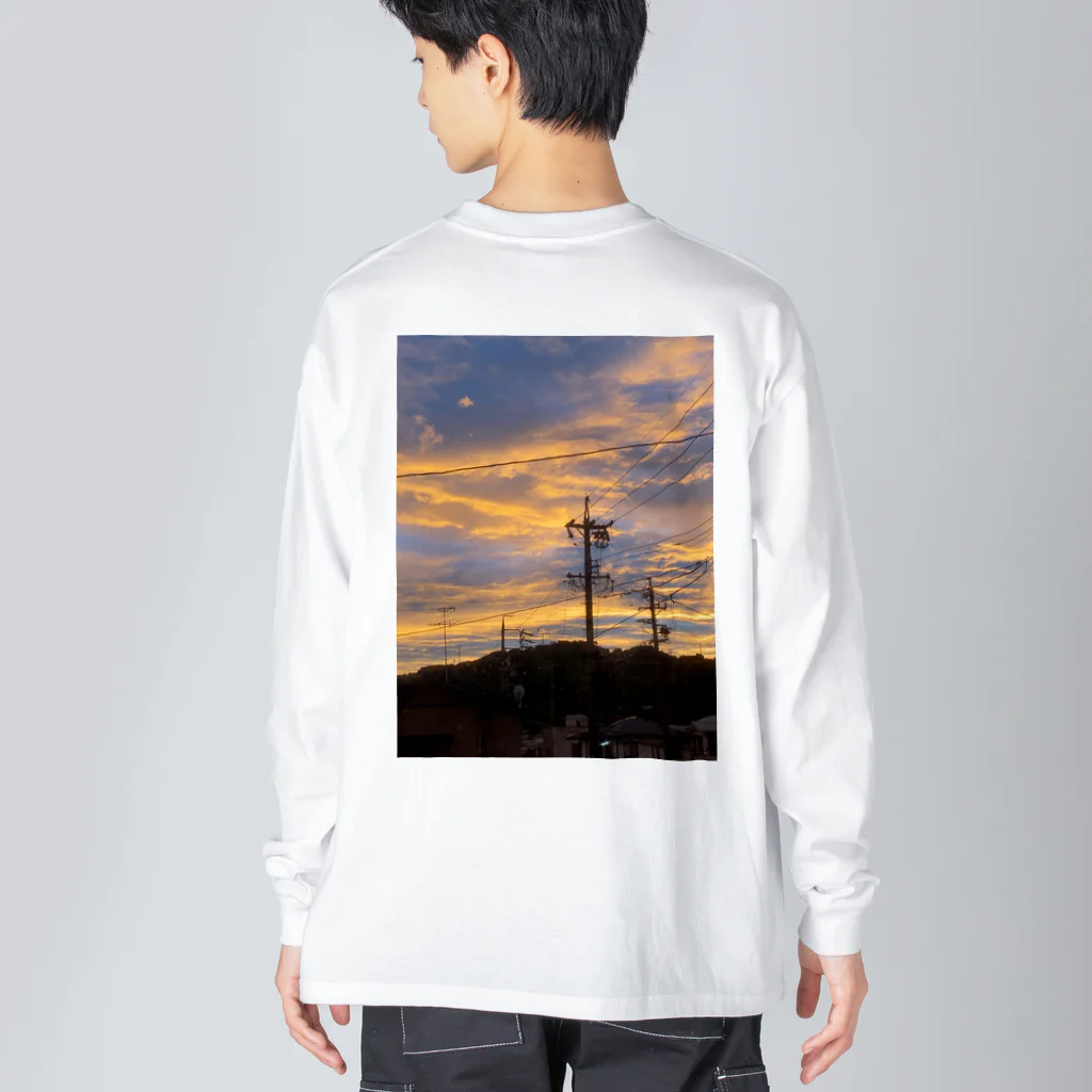 life photo goods shopの夕焼け Big Long Sleeve T-Shirt