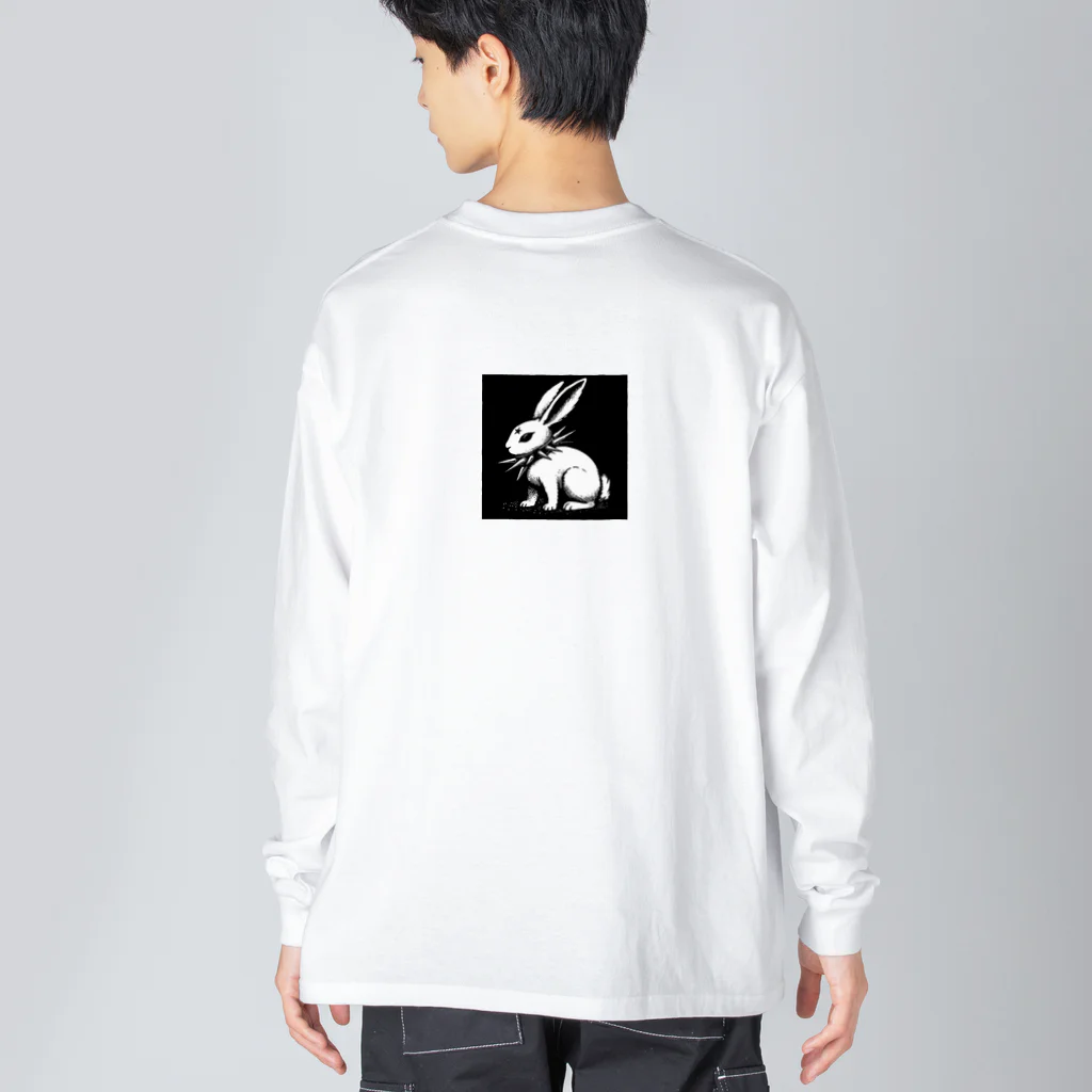 那由多堂のうさぎ☆ROCK Big Long Sleeve T-Shirt