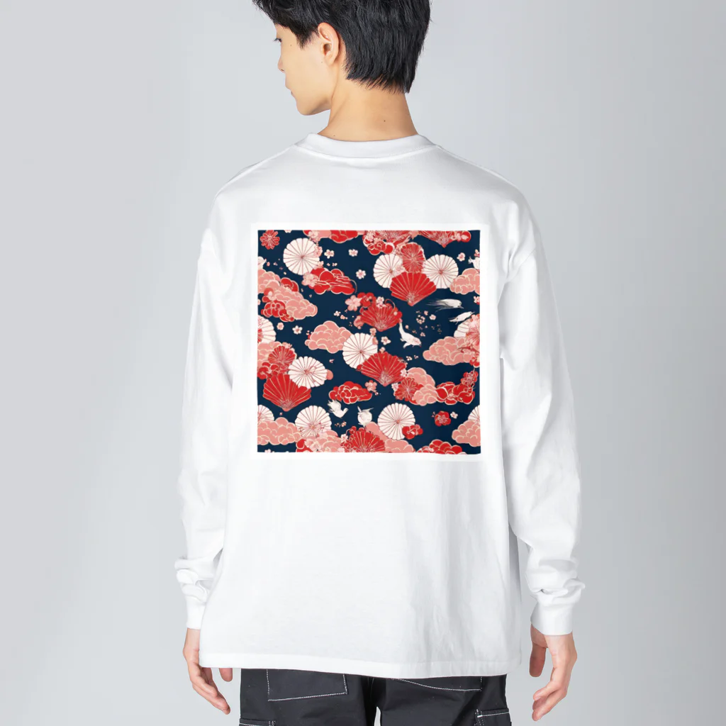 何これ屋の和シリーズ Big Long Sleeve T-Shirt