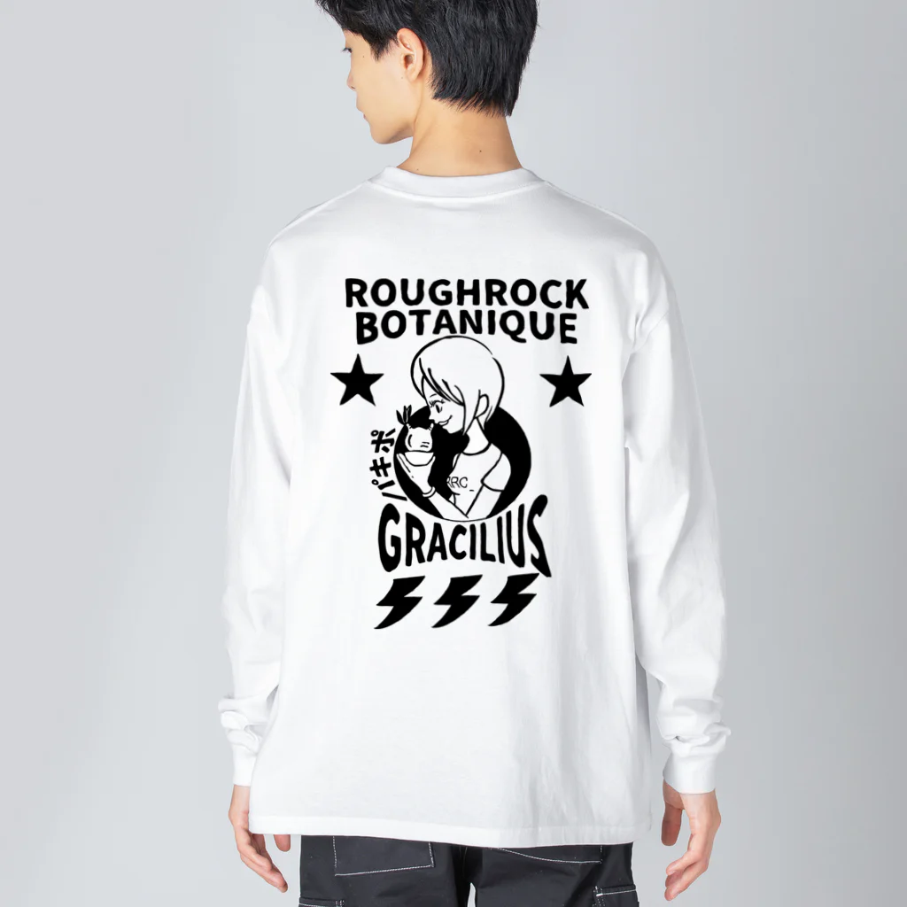 ROUGHROCKCLOTHINGのパキポガール ビッグシルエットロングスリーブTシャツ