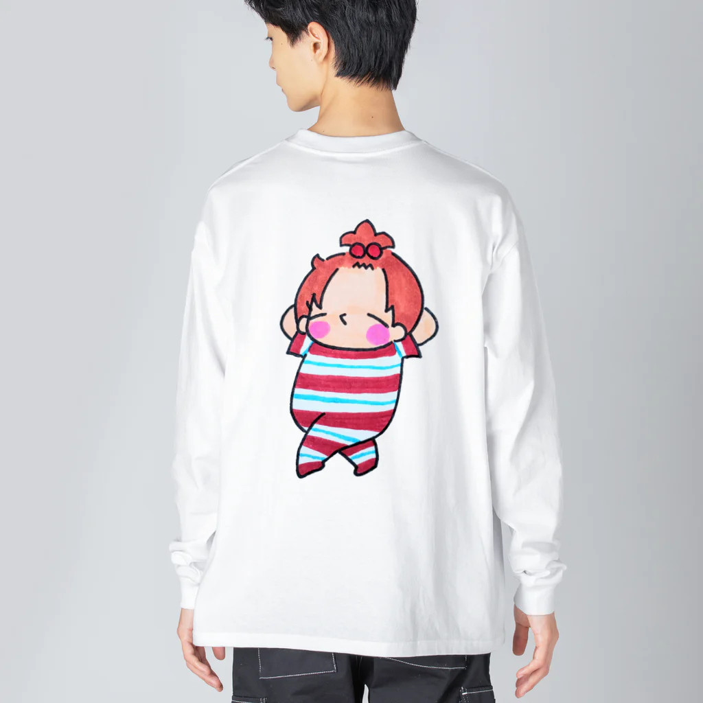 ぽこすけのぽことこ Big Long Sleeve T-Shirt