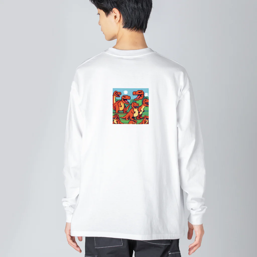 jj2424のティラノサウルス5 Big Long Sleeve T-Shirt