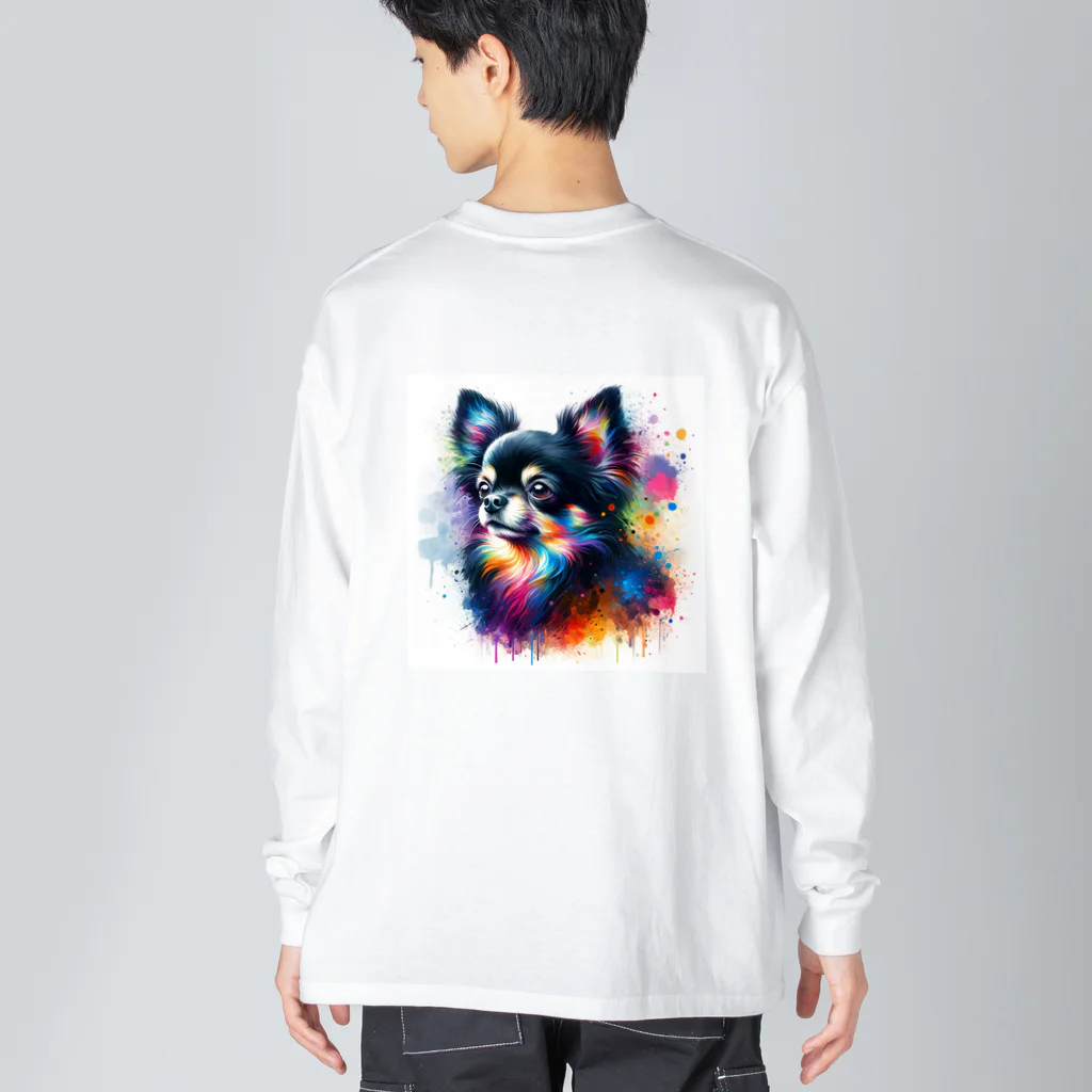 Hiro11111のカラフルチワワ Big Long Sleeve T-Shirt