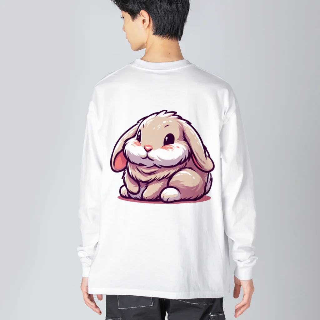 jir0-のふわふわうさぎ Big Long Sleeve T-Shirt