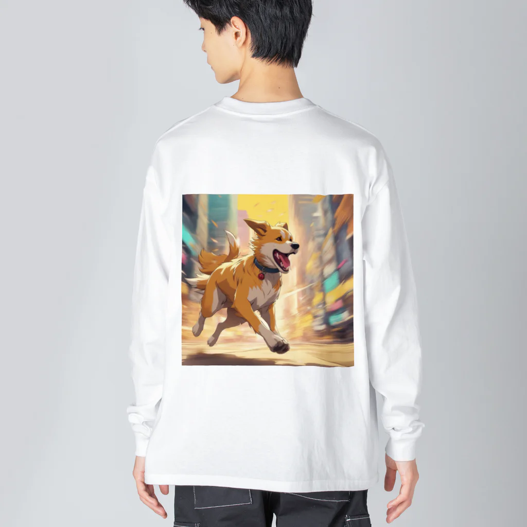 sakaki-tomoeの全力疾走 Big Long Sleeve T-Shirt