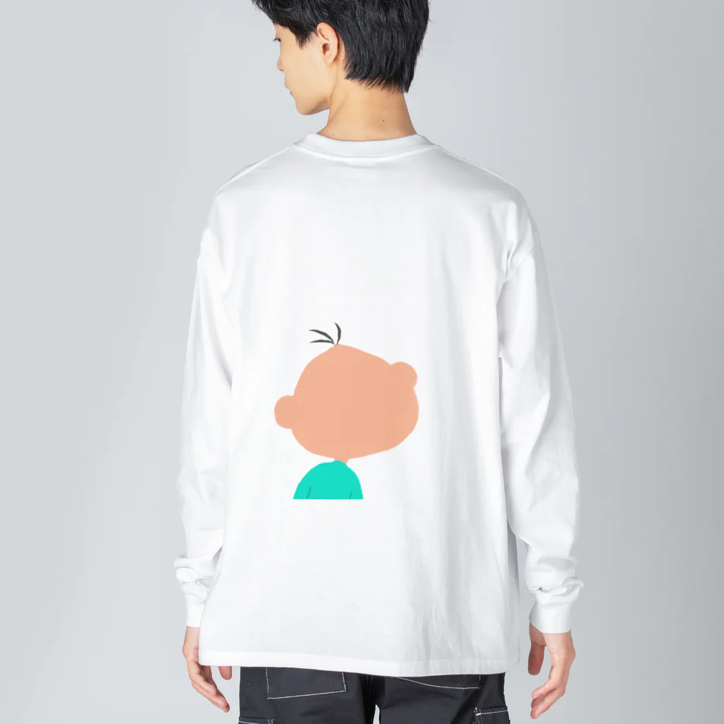 ザ☆めんまのお店の笑太郎（えみたろう） Big Long Sleeve T-Shirt