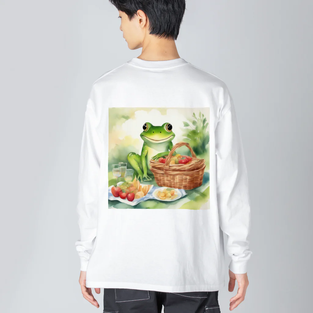 yuko_uのハピケロ〜ピクニック Big Long Sleeve T-Shirt