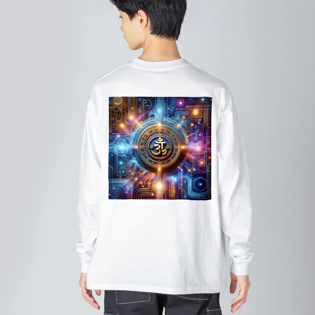 itohmaの梵字＋AI Big Long Sleeve T-Shirt