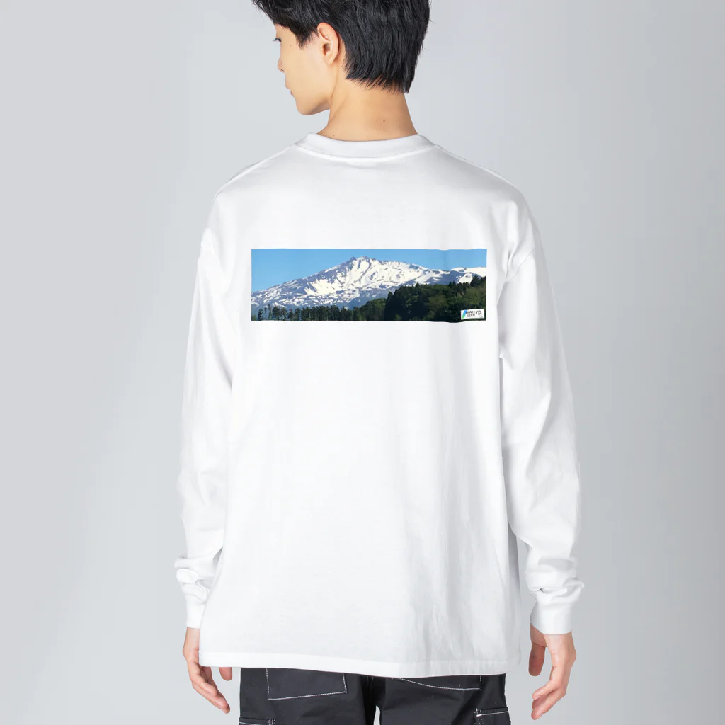 ReallyCoolMamoruの秋田鳥海山_AkitaChoukaisan ビッグシルエットロングスリーブTシャツ